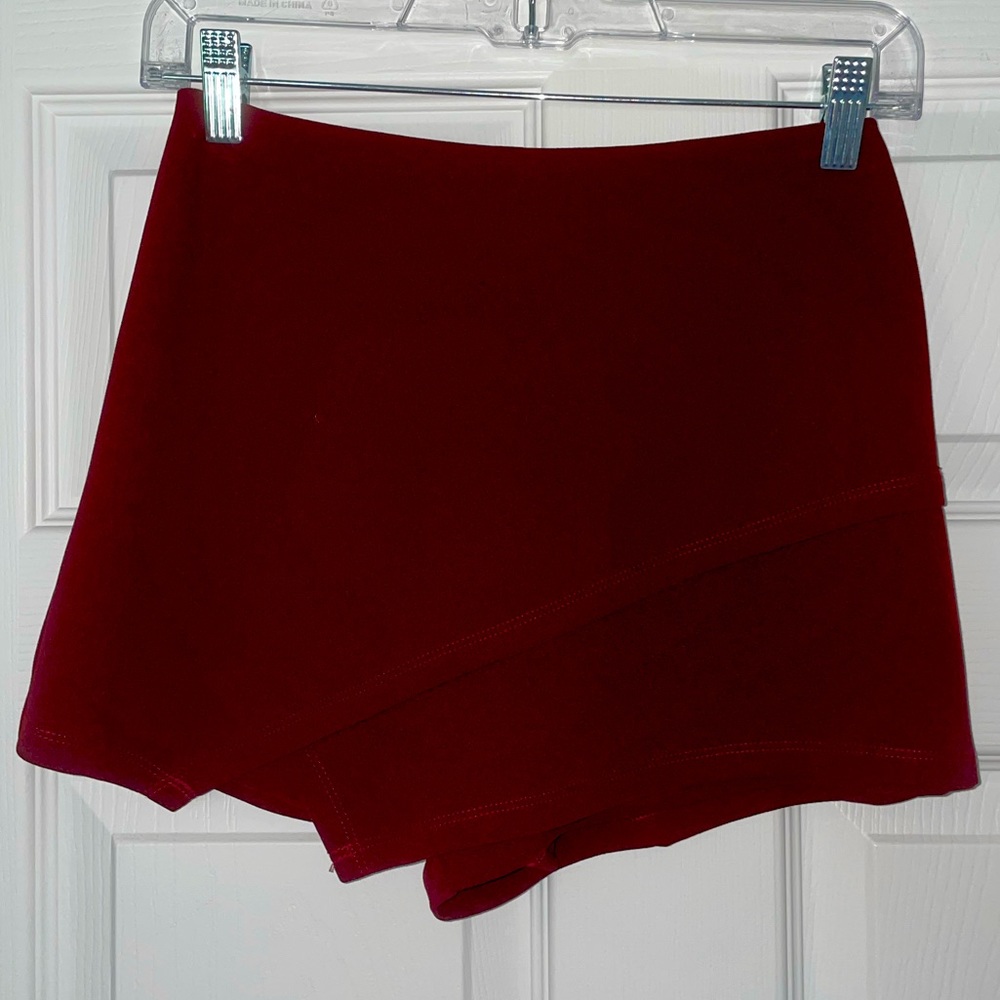 Burgundy Skort in small
